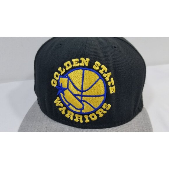 Golden State Warriors New Era 9Fifty Snapback Cap Hat Adult OSFM Black Gray Mens - Picture 2 of 13